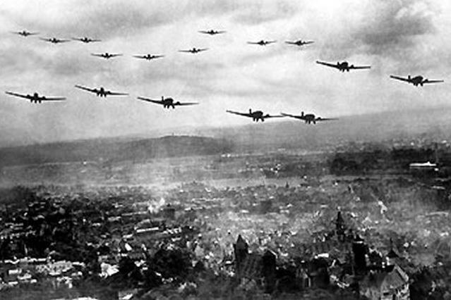 German planes fly over Poland. (Source: U.S. Department of Defense)