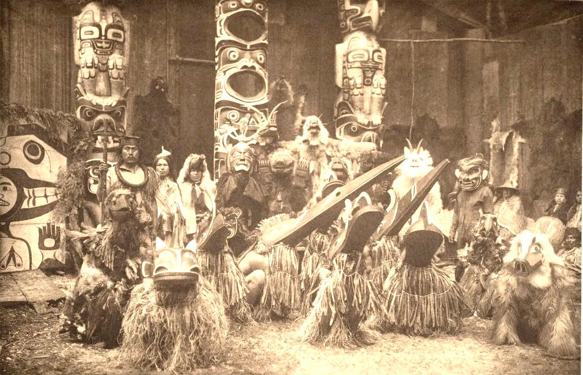Native American potlatch ceremony