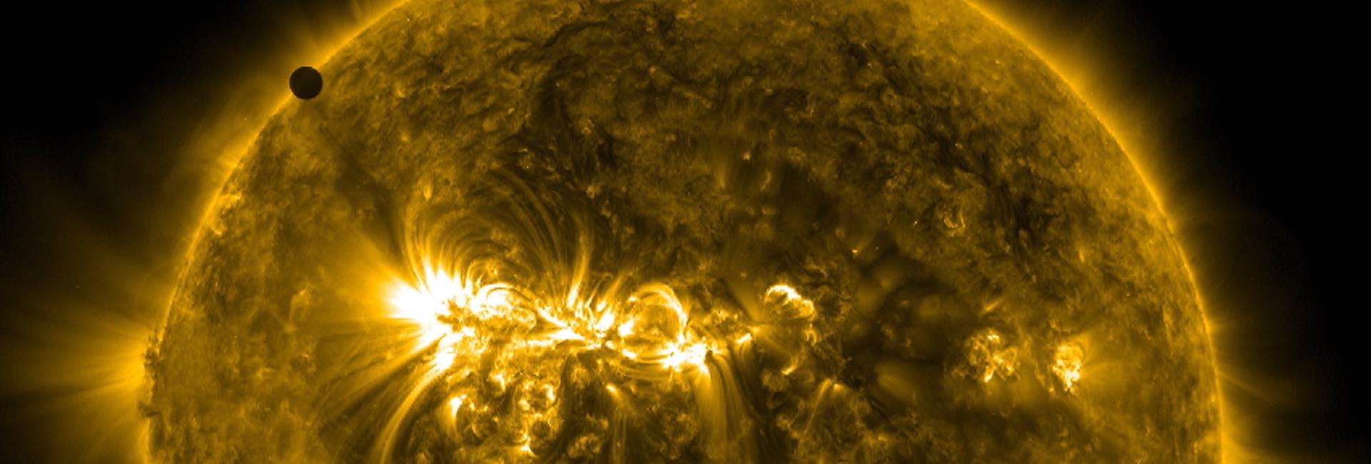 Venus Transiting the Sun