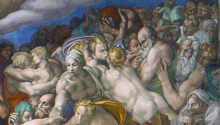 Michelangelo, The Last Judgment (detail)
