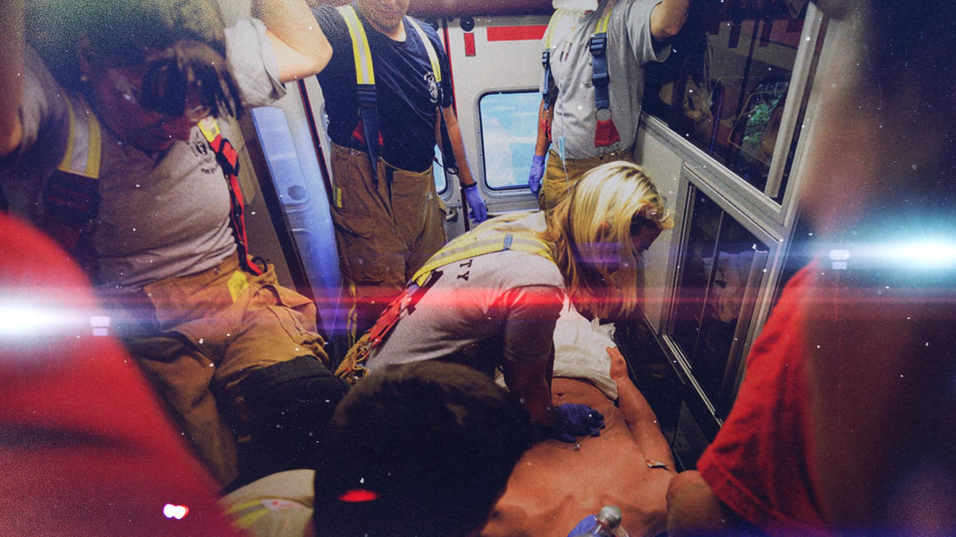 Inside the Ambulance