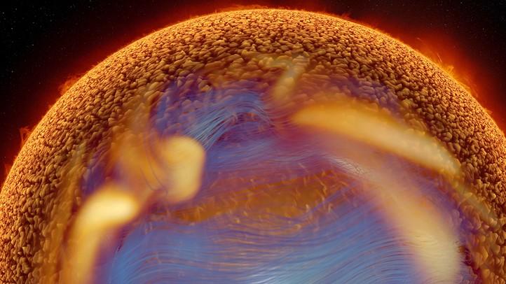 Rivers of Energy Inside the Sun 4k