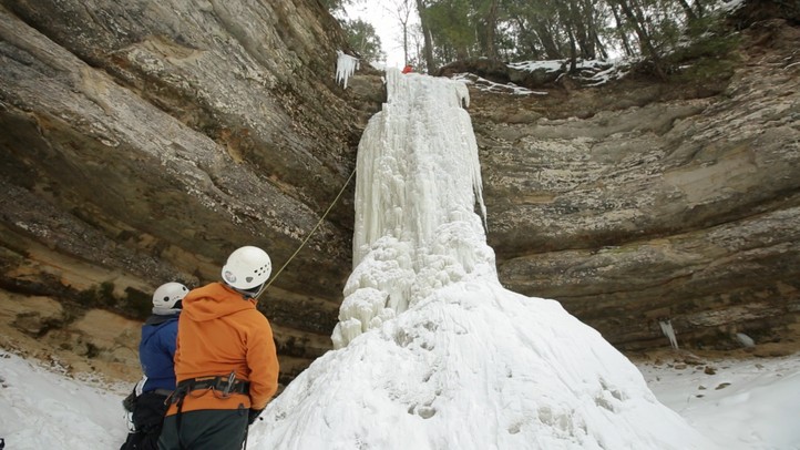 Pictured Rocks: Sleds and Snow Beds