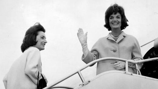 Jackie Kennedy and Princess Lee Radziwill